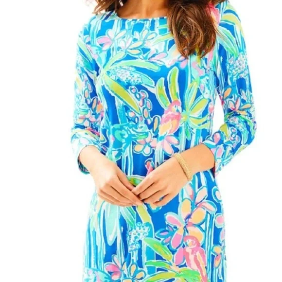 Lilly Pulitzer Marlowe Boatneck T-Shirt Dress, XS - Picture 2 of 10